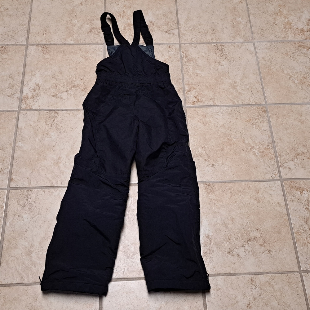 Lands' End Black Snow Bib Pants EUC Size 8 - Picture 11 of 16